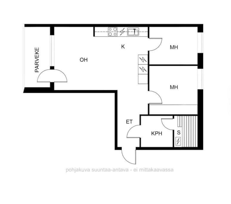 74,5 M2 App Wih 3beds And Sauna Vantaa